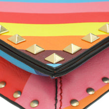 Valentino Multicolor Native Couture Rockstud Clutch