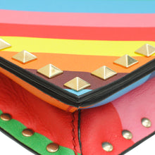 Valentino Multicolor Native Couture Rockstud Clutch