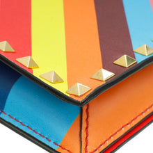 Valentino Multicolor Native Couture Rockstud Clutch