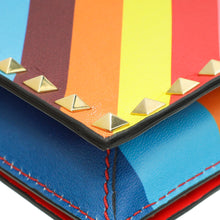 Valentino Multicolor Native Couture Rockstud Clutch