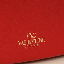 Valentino Red VLogo Moon Mini Hobo Bag W/ Chain