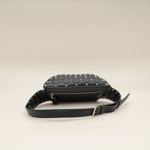 Valentino Black Rockstud Spike Belt Bag