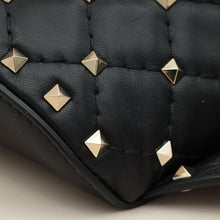 Valentino Black Rockstud Spike Belt Bag
