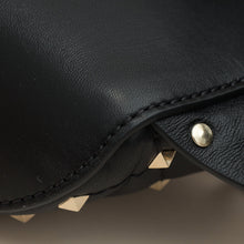 Valentino Black Rockstud Spike Belt Bag