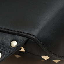Valentino Black Rockstud Spike Belt Bag