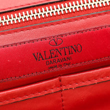 Valentino Red Vitello Rockstud Tote Bag
