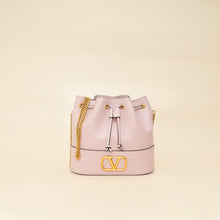 Valentino Purple Garavani VLOGO Signature Mini Bucket Bag