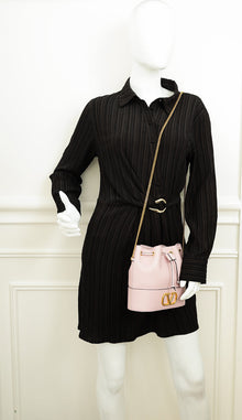 Valentino Purple Garavani VLOGO Signature Mini Bucket Bag