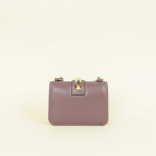 Valentino Dark Mauve Rockstud Glam Lock Flap Mini Shoulder Bag