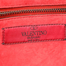 Valentino Black Rockstud Spike Chain Clutch Bag