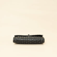 Valentino Black Rockstud Spike Chain Clutch Bag