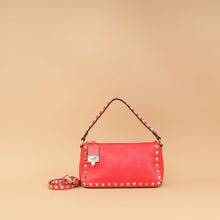 Valentino Red Rockstud Small Crossbody Bag