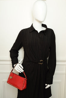 Valentino Red Rockstud Small Crossbody Bag