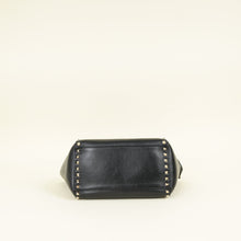Valentino Black Rockstud Handle Tote Bag
