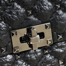 Valentino Black Spike Rockstud Shoulder Bag