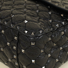 Valentino Black Spike Rockstud Shoulder Bag