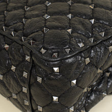 Valentino Black Spike Rockstud Shoulder Bag