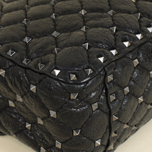 Valentino Black Spike Rockstud Shoulder Bag