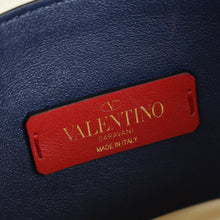 Valentino Tricolor Chevron Rockstud Flap Crossbody Bag