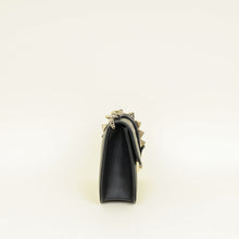 Valentino Black Glam Lock Small Shoulder Bag