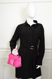 Valentino Fuchsia One Stud Top-Handle Bag