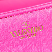 Valentino Fuchsia One Stud Top-Handle Bag