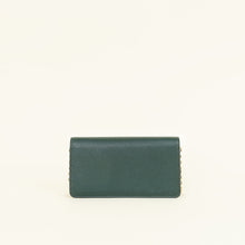 Valentino Emerald Green VLogo Chain Wallet