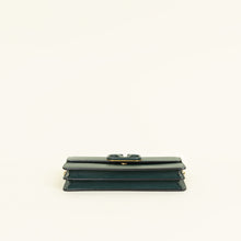 Valentino Emerald Green VLogo Chain Wallet