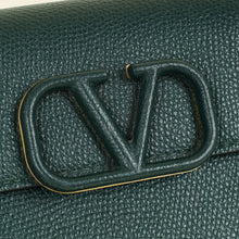 Valentino Emerald Green VLogo Chain Wallet