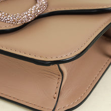 Valentino Poudre Vlogo Crystal Flap Bag