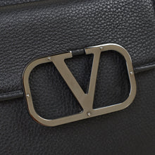 Valentino Black Vlogo Tote Briefcase Bag