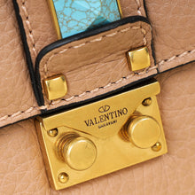 Valentino Rose Canelle Glam Lock Medium Shoulder Bag