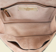 Valentino Rose Canelle Glam Lock Medium Shoulder Bag