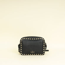 Valentino Black Rockstud Camera Mini Crossbody Bag