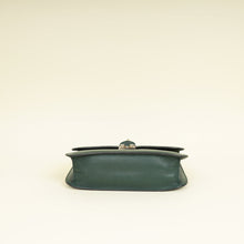 Valentino Forest Green Glam Lock Medium Flap Bag