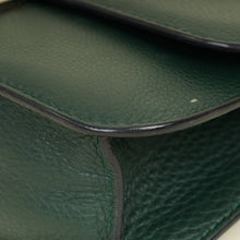 Valentino Forest Green Glam Lock Medium Flap Bag