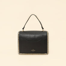 Valentino Black Rockstud No Limit Top Handle Bag