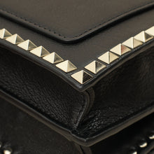 Valentino Black Rockstud No Limit Top Handle Bag