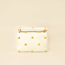 Valentino Ivory Roman Stud The Shoulder Bag