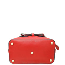 Valentino Red Rockstud Bow Satchel Bag