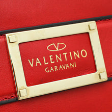 Valentino Red Rockstud Bow Satchel Bag