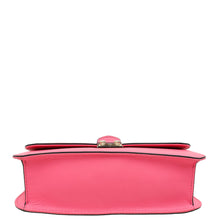 Valentino Hot Pink Glam Lock Medium Flap Bag