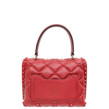 Valentino Red Candystud Top Handle Medium Bag