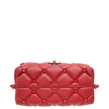 Valentino Red Candystud Top Handle Medium Bag