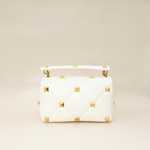 Valentino Light Ivory Roman Stud The Shoulder Bag