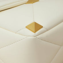 Valentino Light Ivory Roman Stud The Shoulder Bag