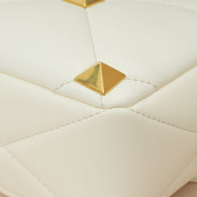 Valentino Light Ivory Roman Stud The Shoulder Bag