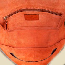Valentino Rust Glam Lock Medium Shoulder Bag