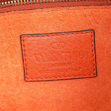 Valentino Rust Glam Lock Medium Shoulder Bag