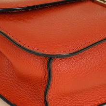 Valentino Rust Glam Lock Medium Shoulder Bag